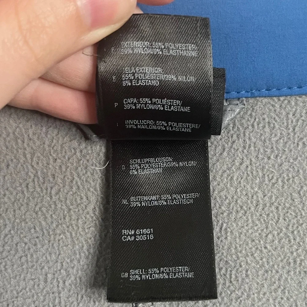 The North Face Apex Soft Shell Jacket Men's Medium Full Zip Fleece Lined - Picture 10 of 11